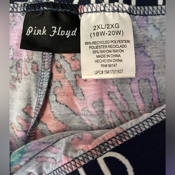 Pink Floyd Tye Dye Ladies Shorts EUC - Picture 3 of 3